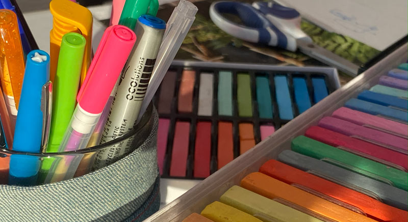 Art thérapie comme outil de développement personnel lors d'une séance de coaching